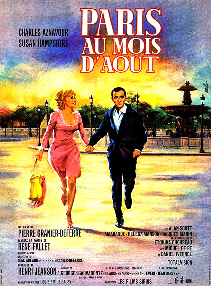 Paris au mois d'août, affiche