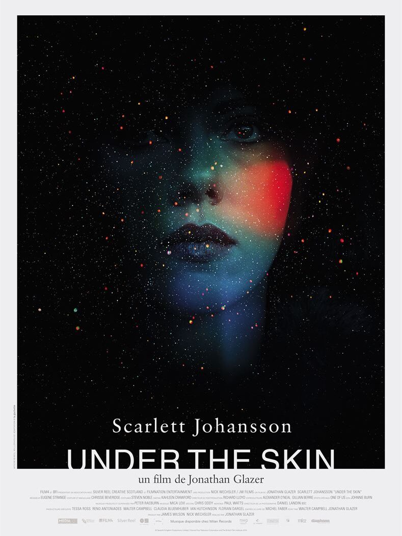 affiche de Under the skin avec Scarlett Johansson