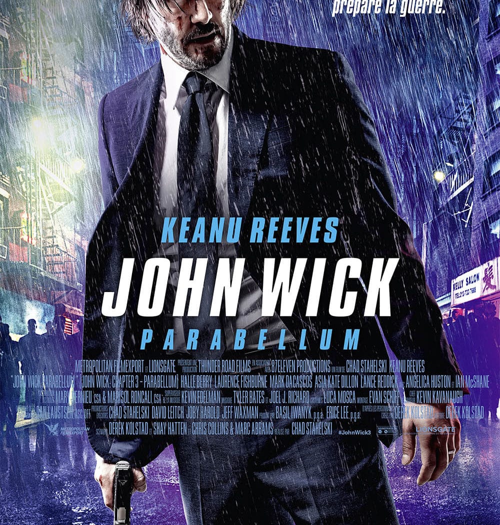 Affiche définitive John Wick 3 Parabellum