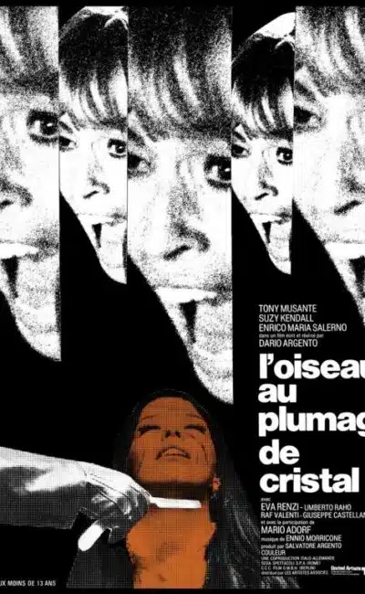 L'oiseau au plumage de cristal, l'affiche