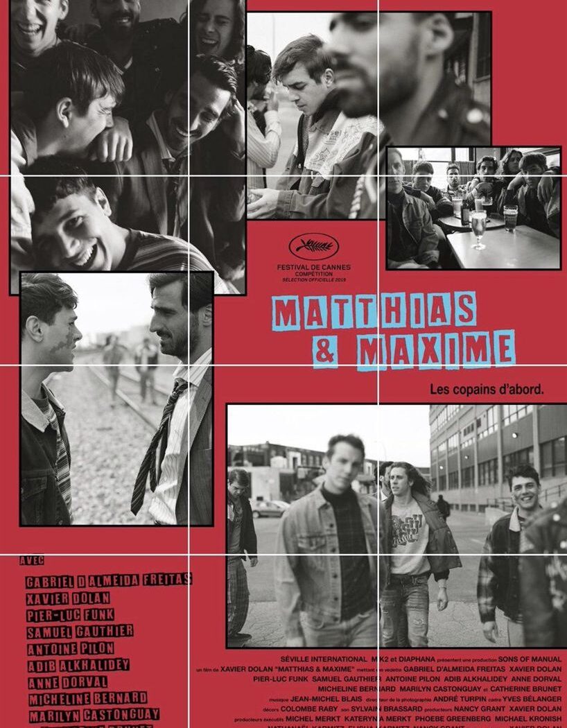 Affiche du nouveau Xavier Dolan, Matthias et Maxime
