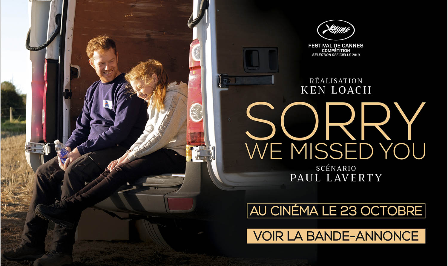 Sorry we missed you bandeau youtube