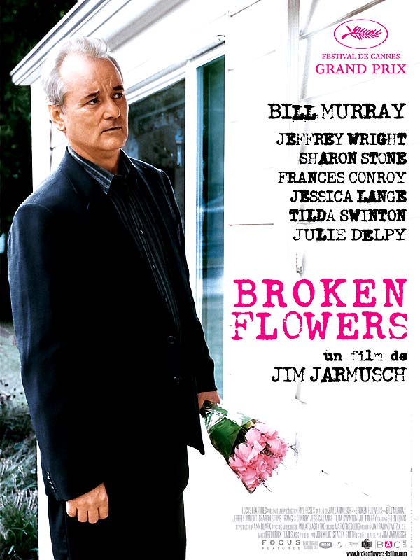 Affiche française de Broken Flowers de Jim Jarmusch