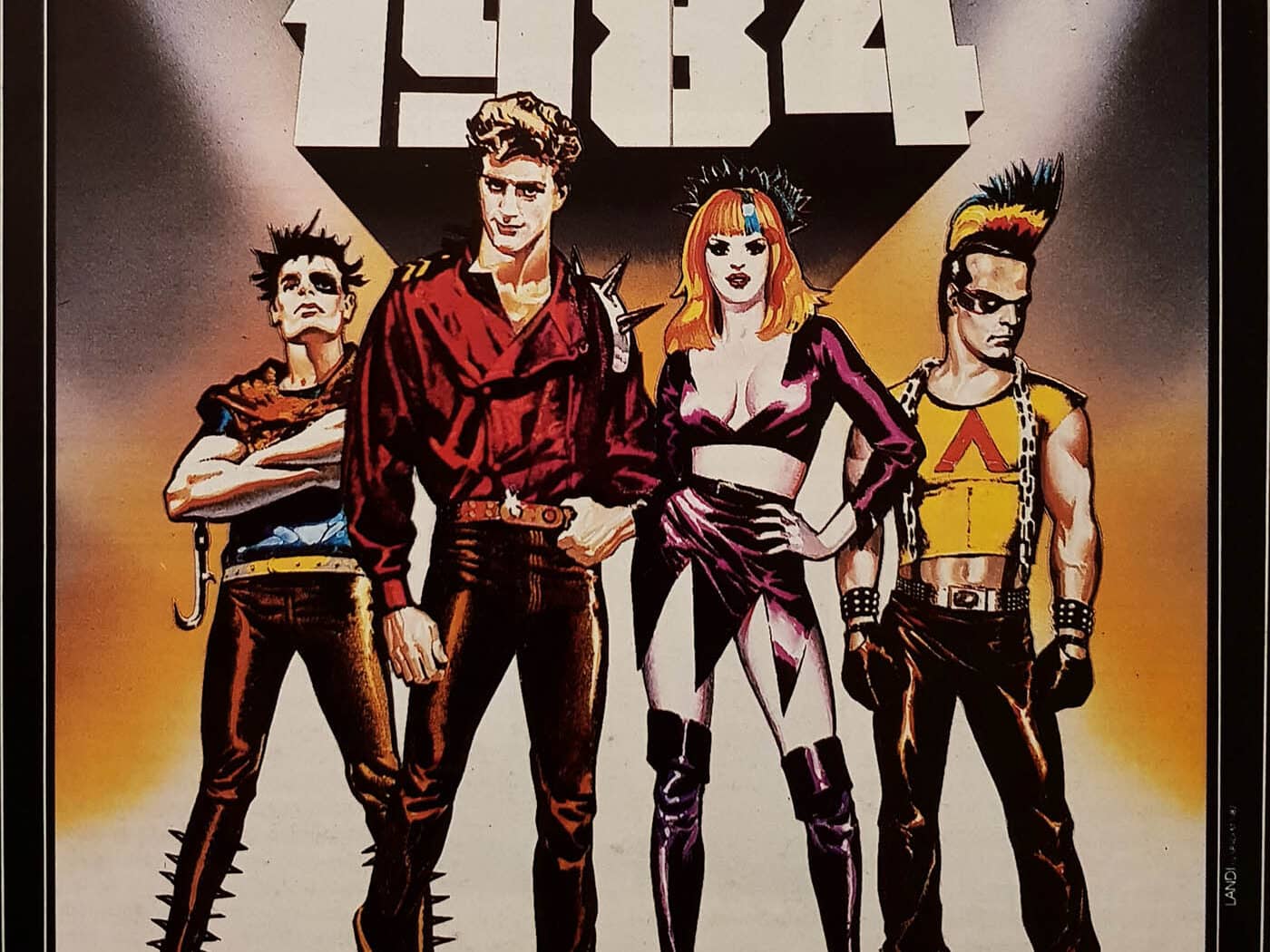Class 1984, affiche cinéma, Landi