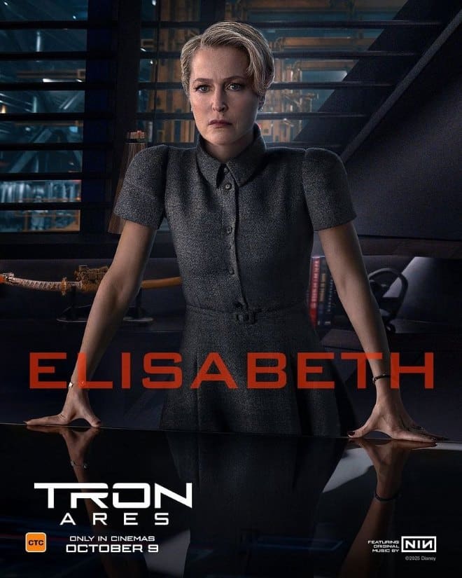 Gillian Anderson, portrait dans Tron Ares