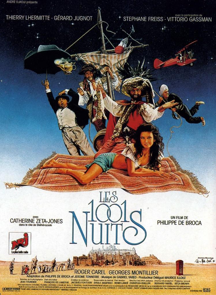 Les 1001 nuits, affiche du film de Philippe De Broca, avec Catherine Zeta-Jones