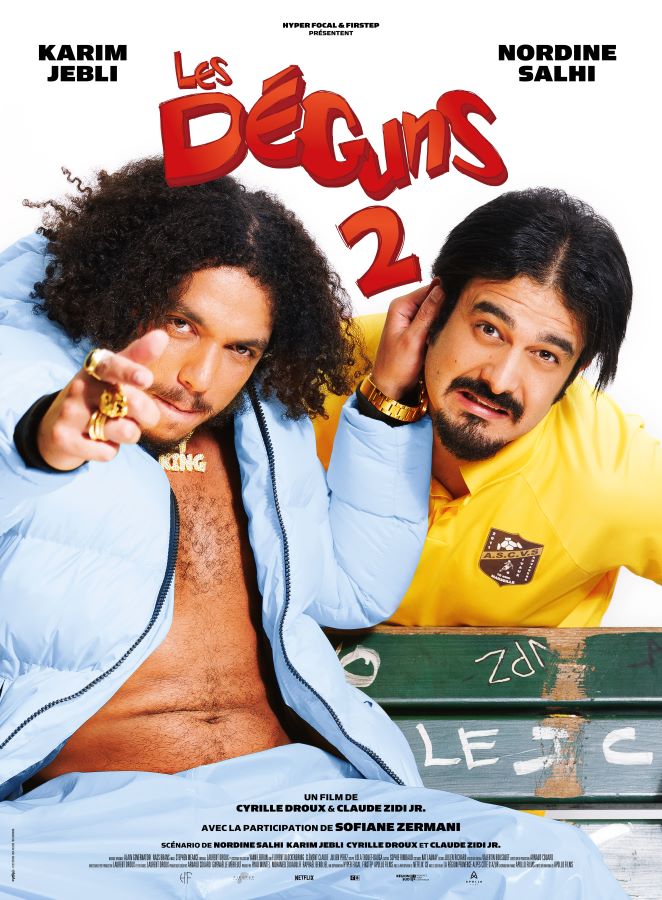 Les Déguns 2, affiche du film de Claude Zidi Jr. et de Cyrille Droux