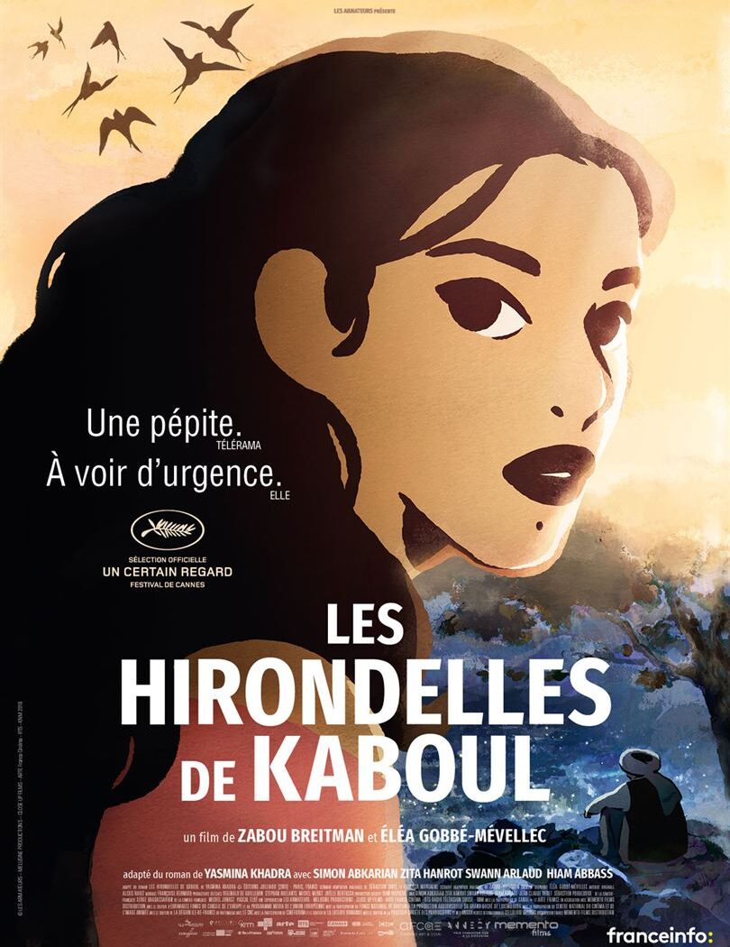 Les hirondelles de kaboul affiche du film