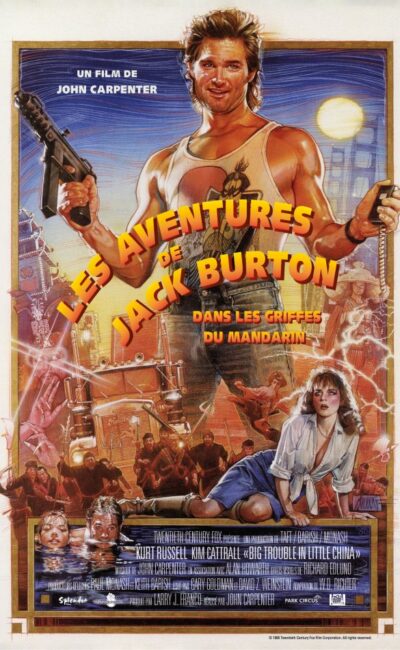 Les Aventures de Jack Burton dans les griffes du mandarin, l'affiche