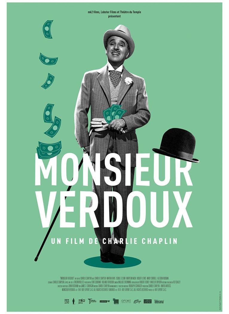 Monsieur Verdoux, affiche de la reprise 2019