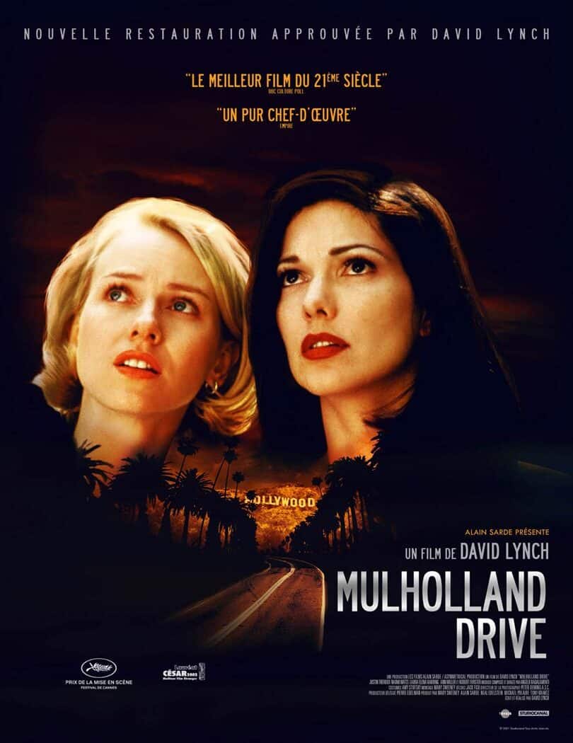 Affiche française (reprise) de Mulholland Drive