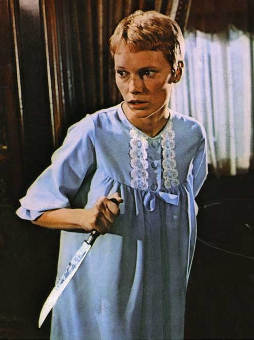 Mia Farrow dans Rosemary's Baby de Roman Polanski