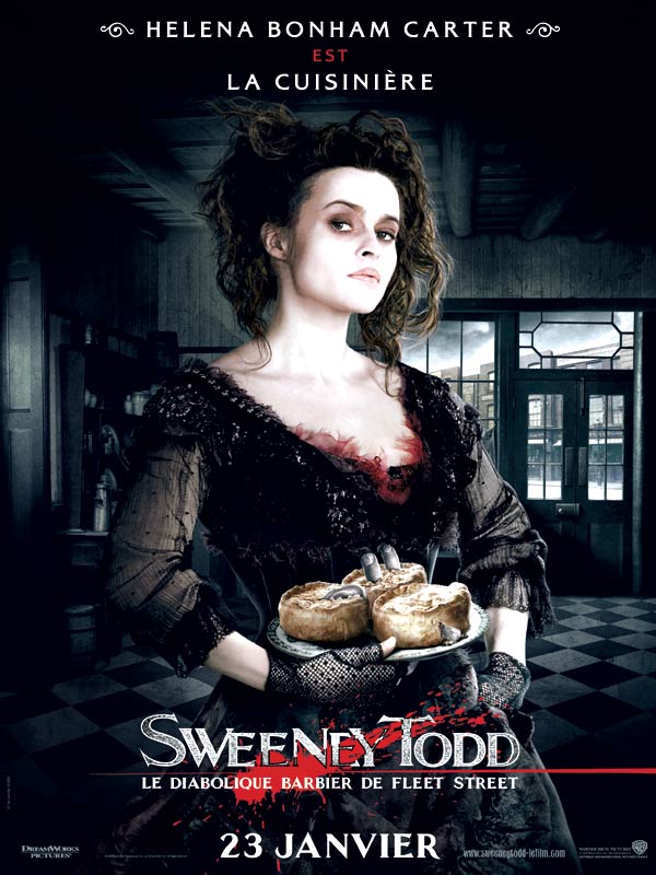 Affiche de Sweeney Todd de Tim Burton