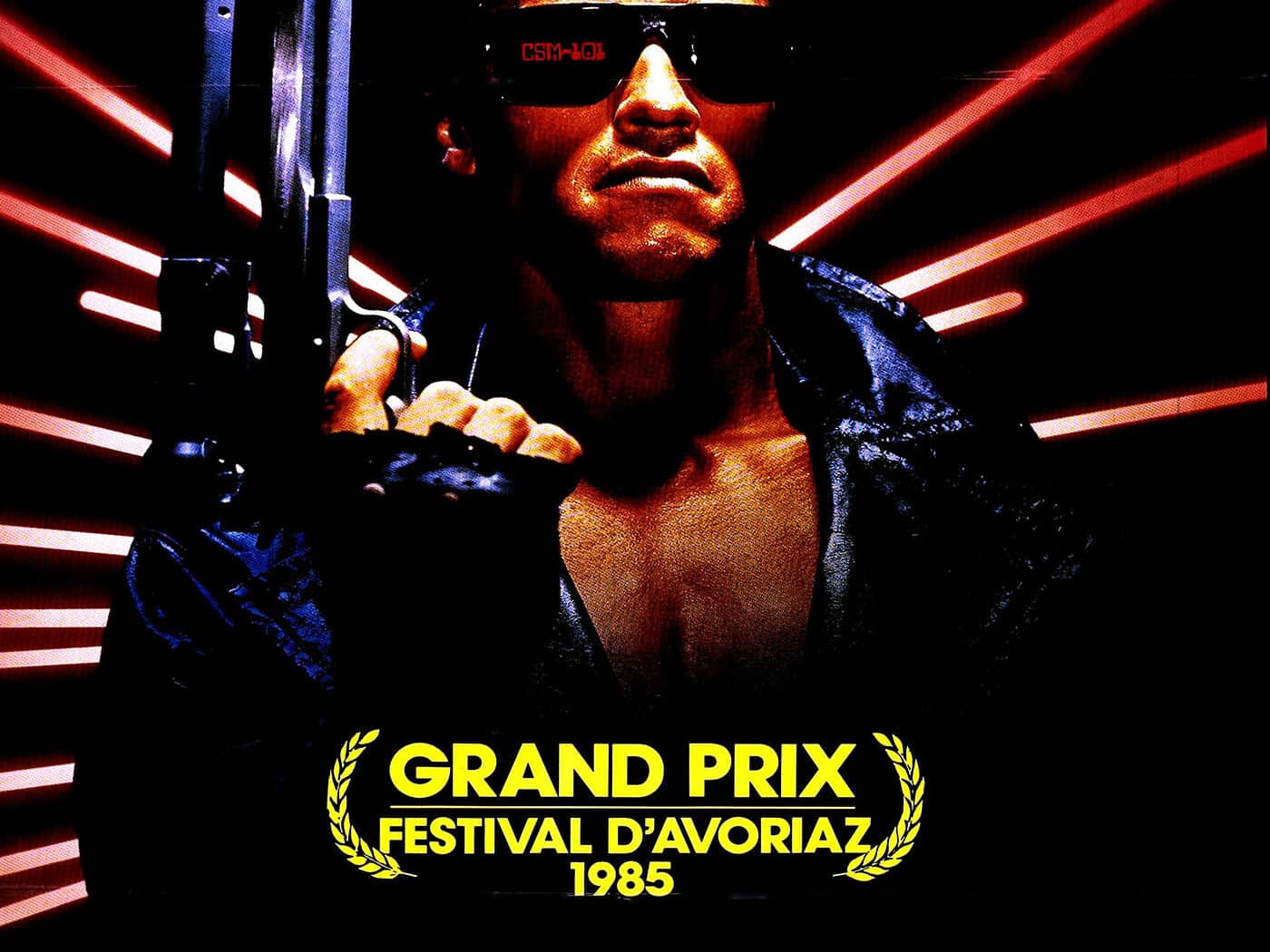 Terminator 1 affiche cinéma française en 1985