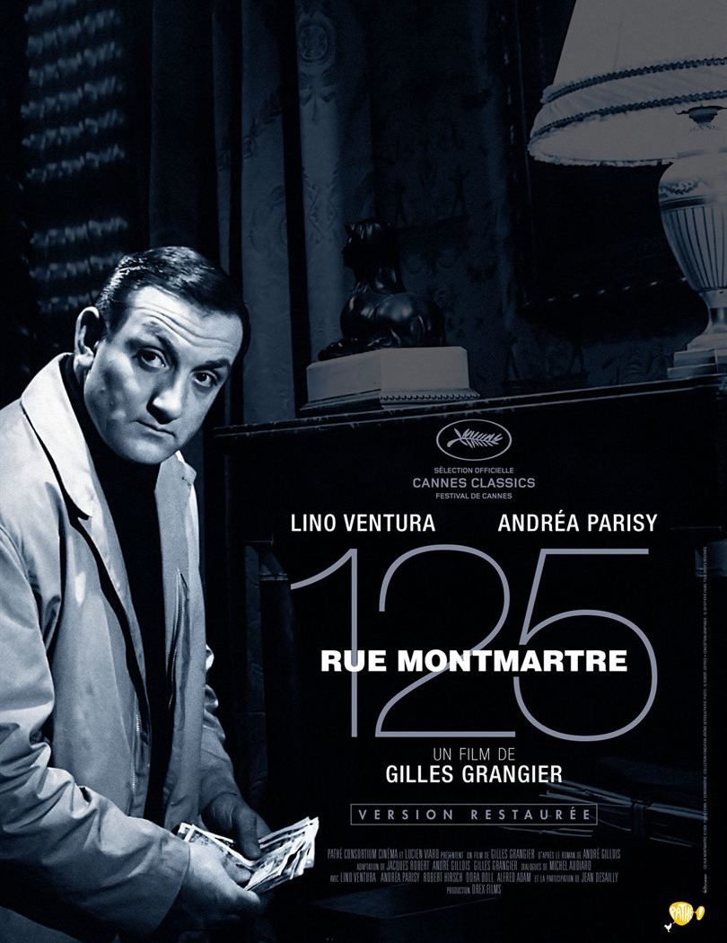 Affiche française 125 rue Montmatre