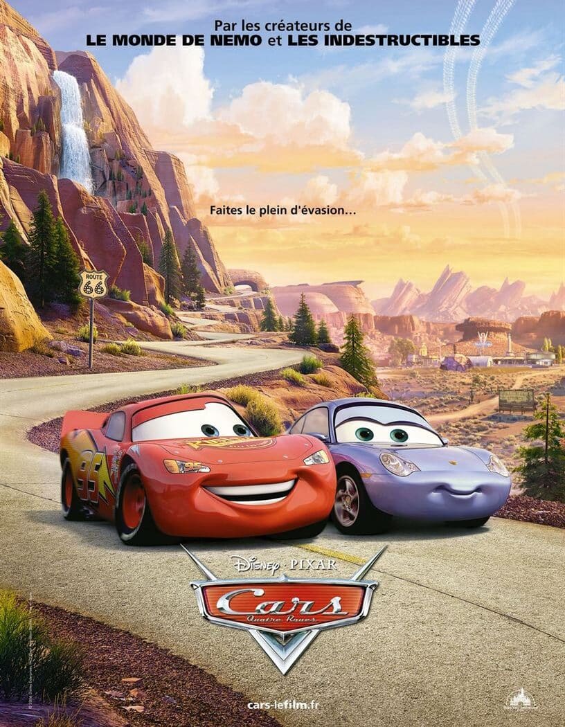 Cars Quatre Roues, affiche originale