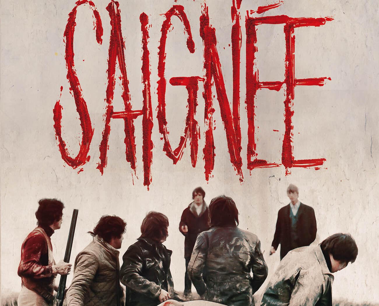 Jaquette 2D du polar français La Saignée, édition Le Chat qui fume