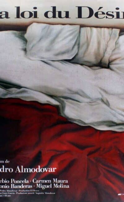 La loi du désir, l'affiche