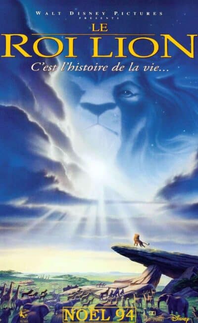 Le roi lion, l'affiche de 1994