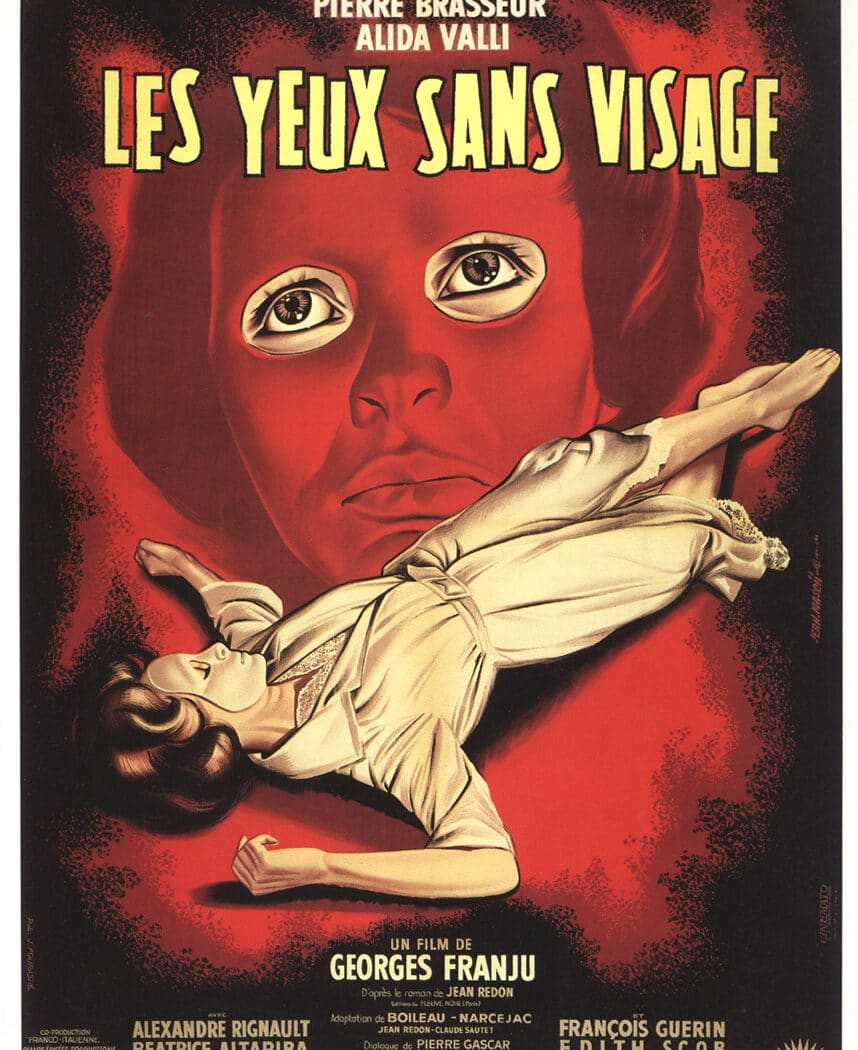 Les Yeux sans visage, affiche de Jean Illustrateur : Jean Jean Mascii