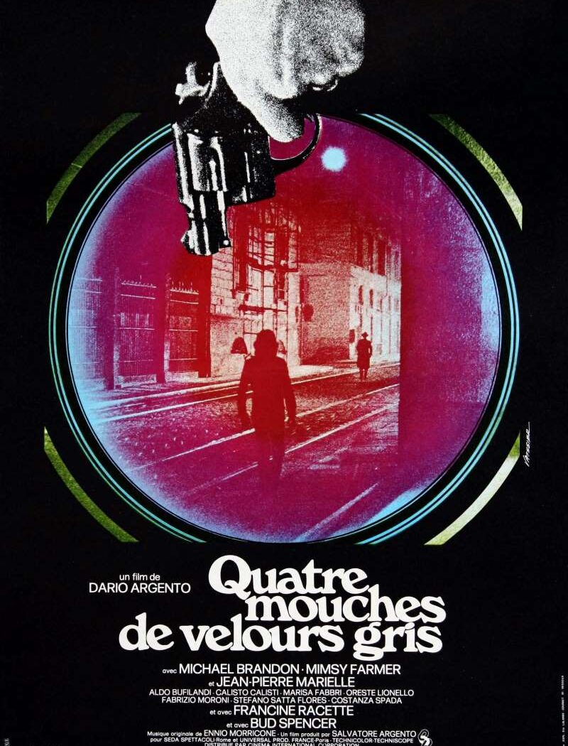 Quatre mouches de velours gris, l'affiche