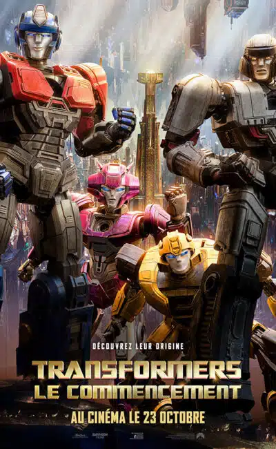 Affiche de Transformers le commencement de Josh Cooley