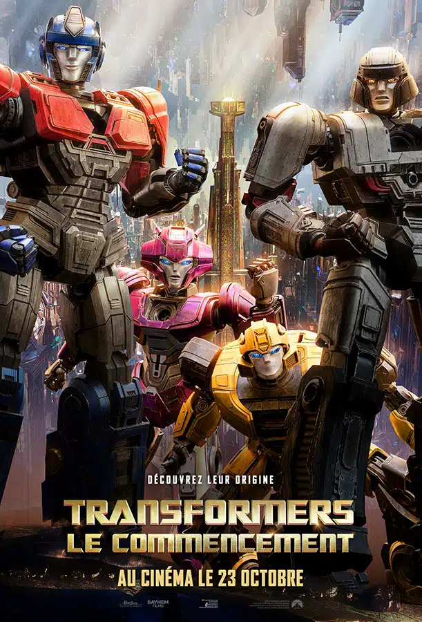 Affiche de Transformers le commencement de Josh Cooley