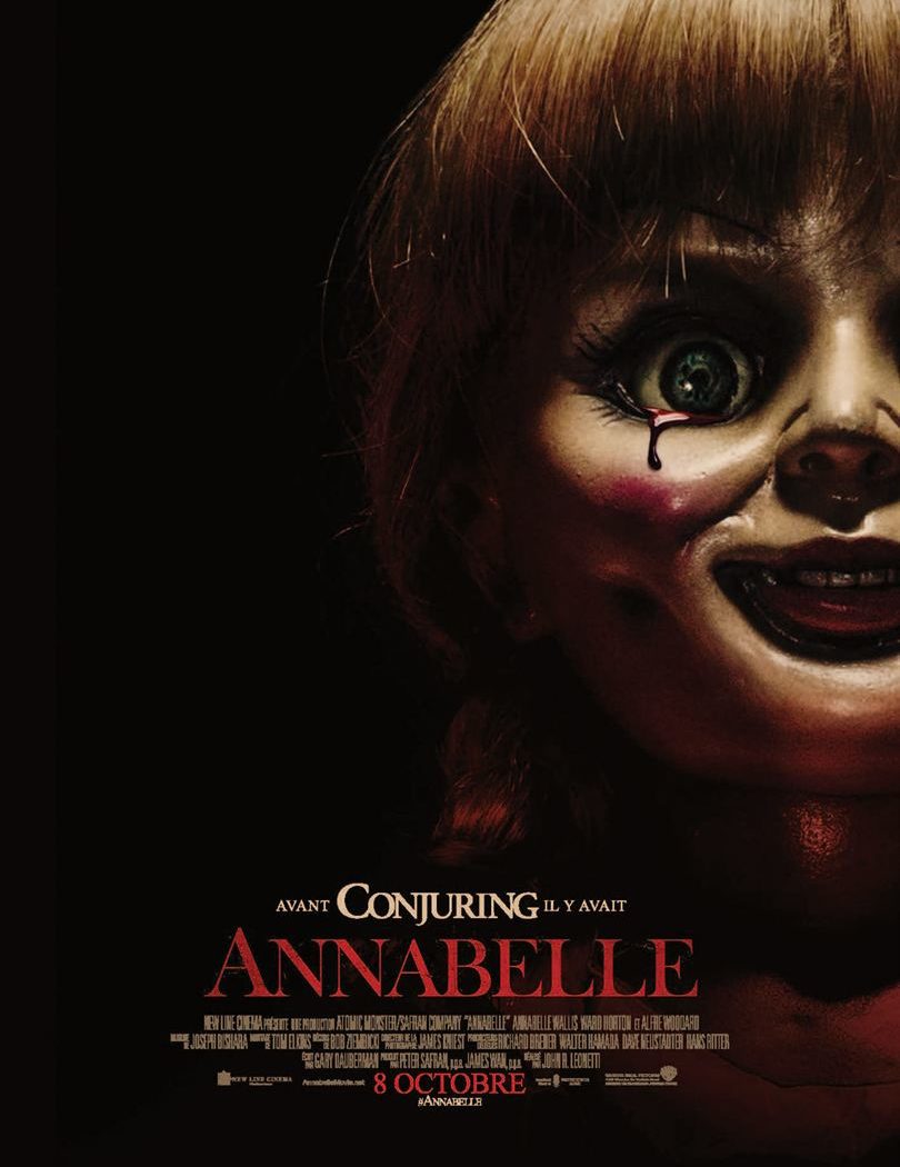 Affiche française du premier film Annabelle
