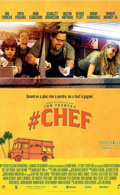 Affiche française de la comédie culinaire #Chef de Jon Favreau