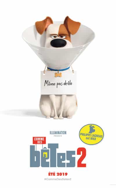 Affiche personnage Max Comme des bêtes 2