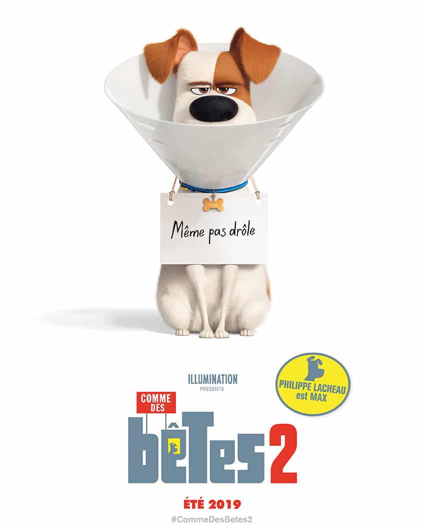 Affiche personnage Max Comme des bêtes 2