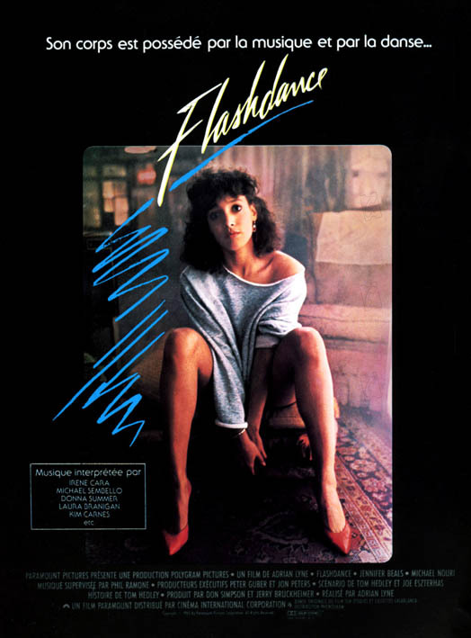 Affiche française du film Flashdance