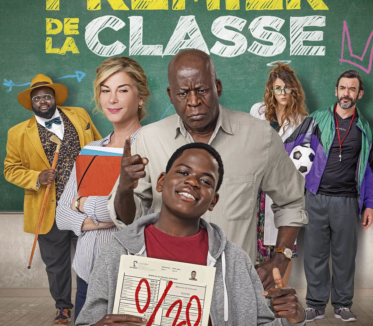 Premier de la classe de Stéphane Ben Lahcene, affiche de la comédie