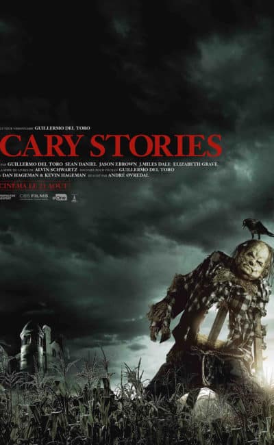 Scary stories de André Øvredal, l'affiche épouvantail