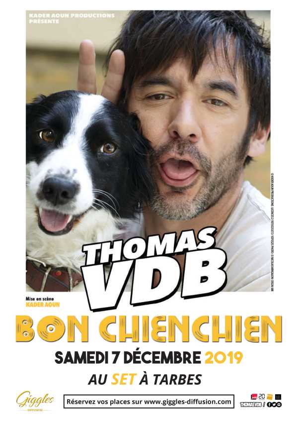 Thomas VDB, affiche spectacle
