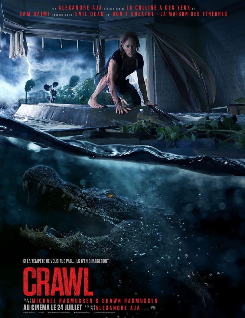Crawl, l'affiche du film d'Alexandre Aja