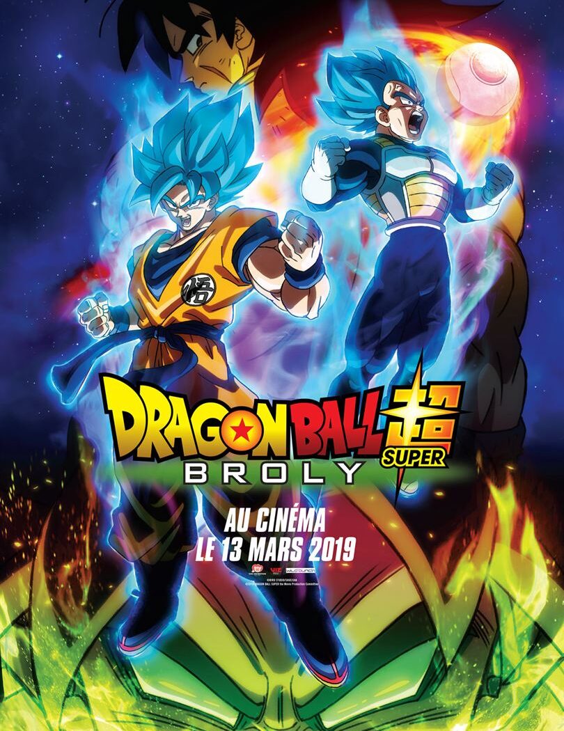Affiche cinéma du manga Dragon Ball Super : Broly