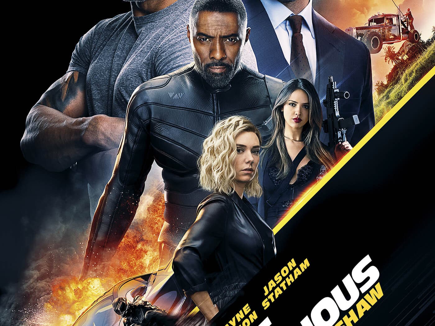 Affiche définitive fast and Furious Hobbs and Shaw