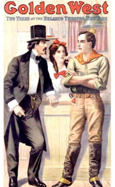 La fille du Far-West, affiche du film de DeMille