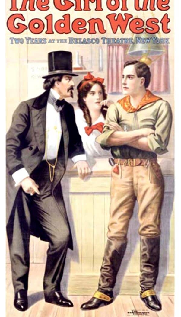 La fille du Far-West, affiche du film de DeMille