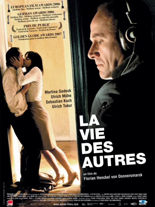 La vie des autres, affiche du classique de Florian Henckel von Donnersmarck