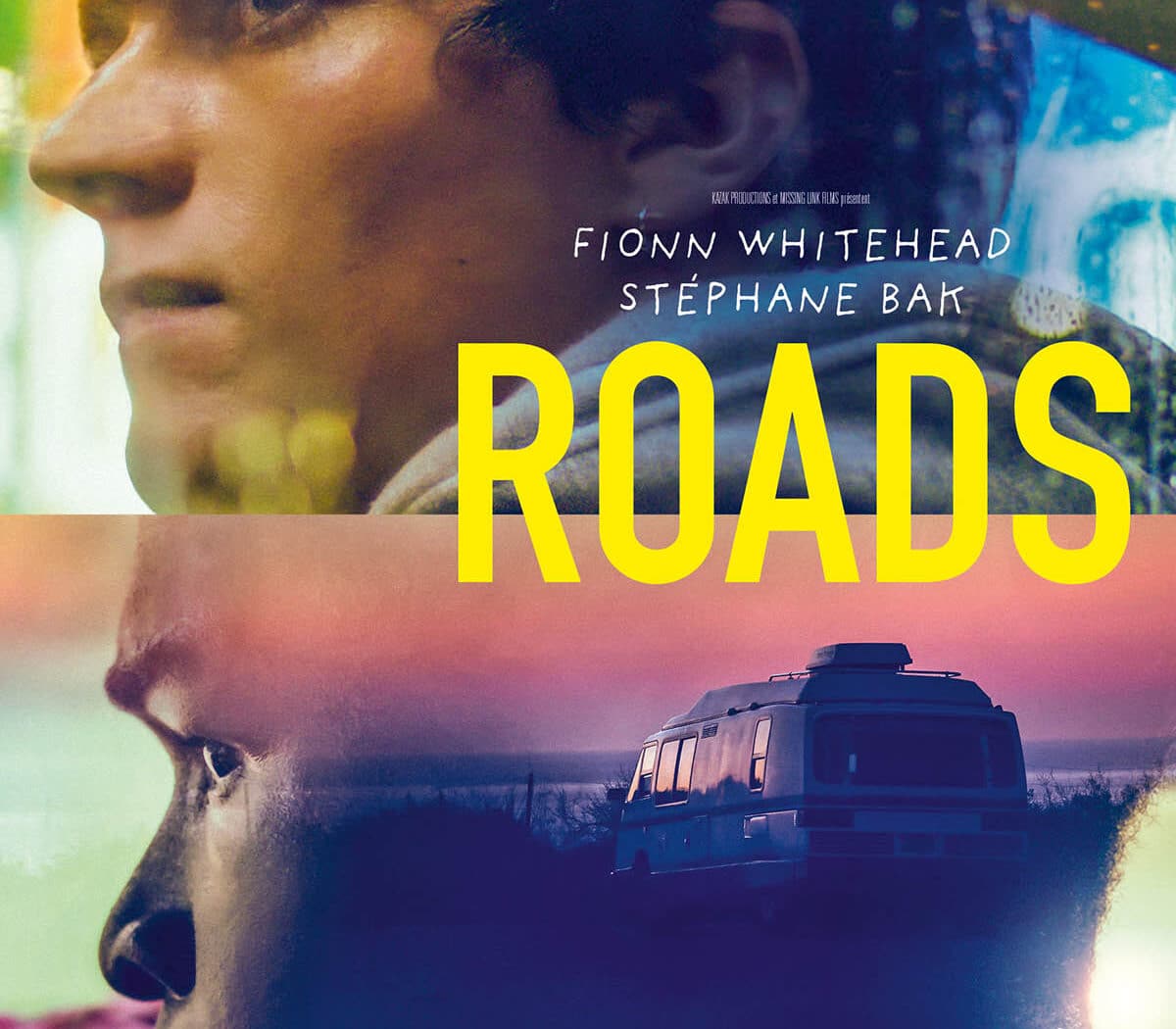 Affiche française du road movie allemand, Roads