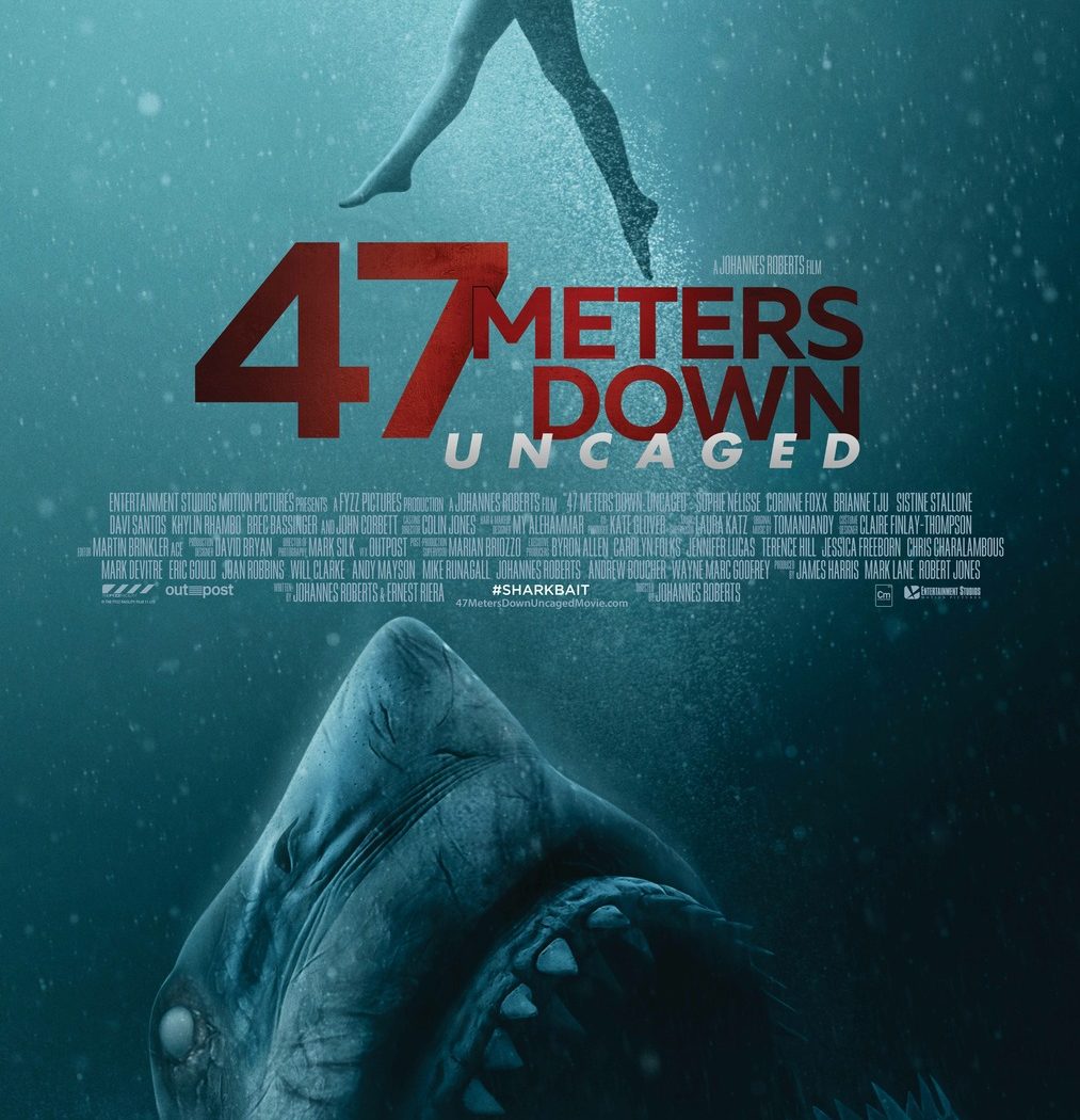 Affiche américaine 47 meters down uncaged