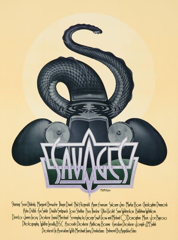 Savages de James Ivory, affiche originale