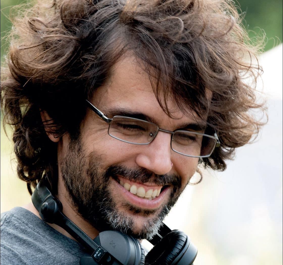 Adrià Garcia sur le tournage de Ma famille et le loup
