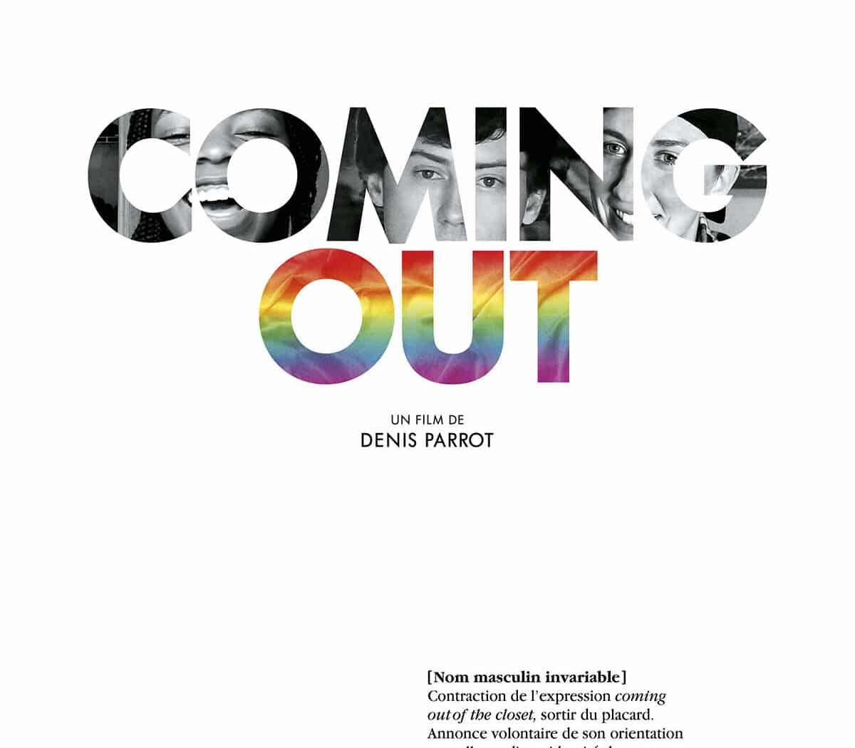 Affiche du film Coming out de Denis Parrot