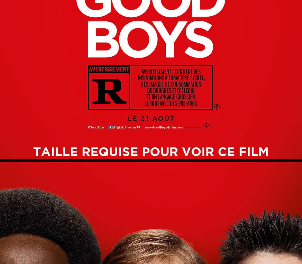 Affiche française Good Boys