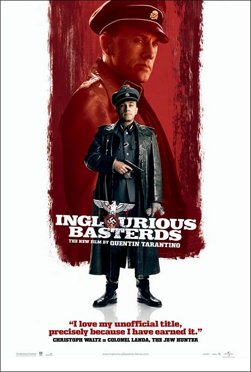 Affiche personnage de Inglourious Basterds Christoph Waltz