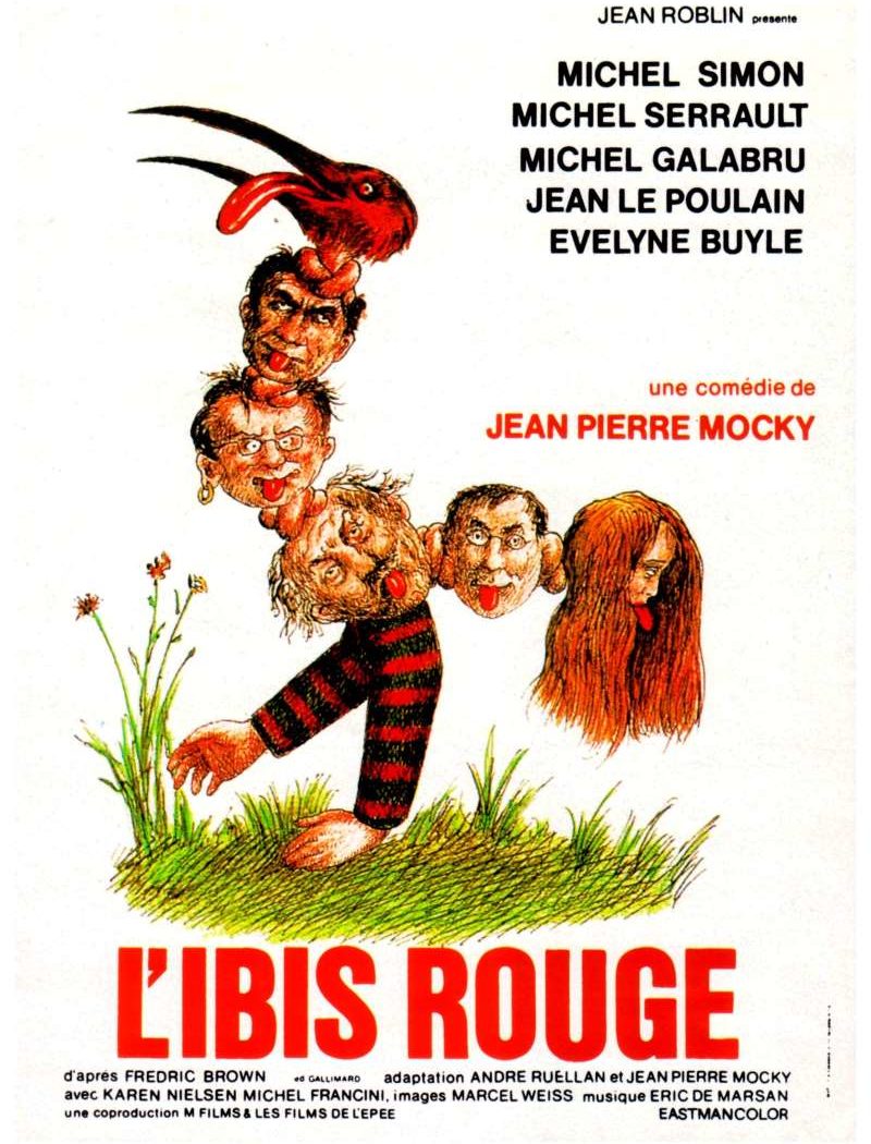 L'ibis rouge, l'affiche de Topor