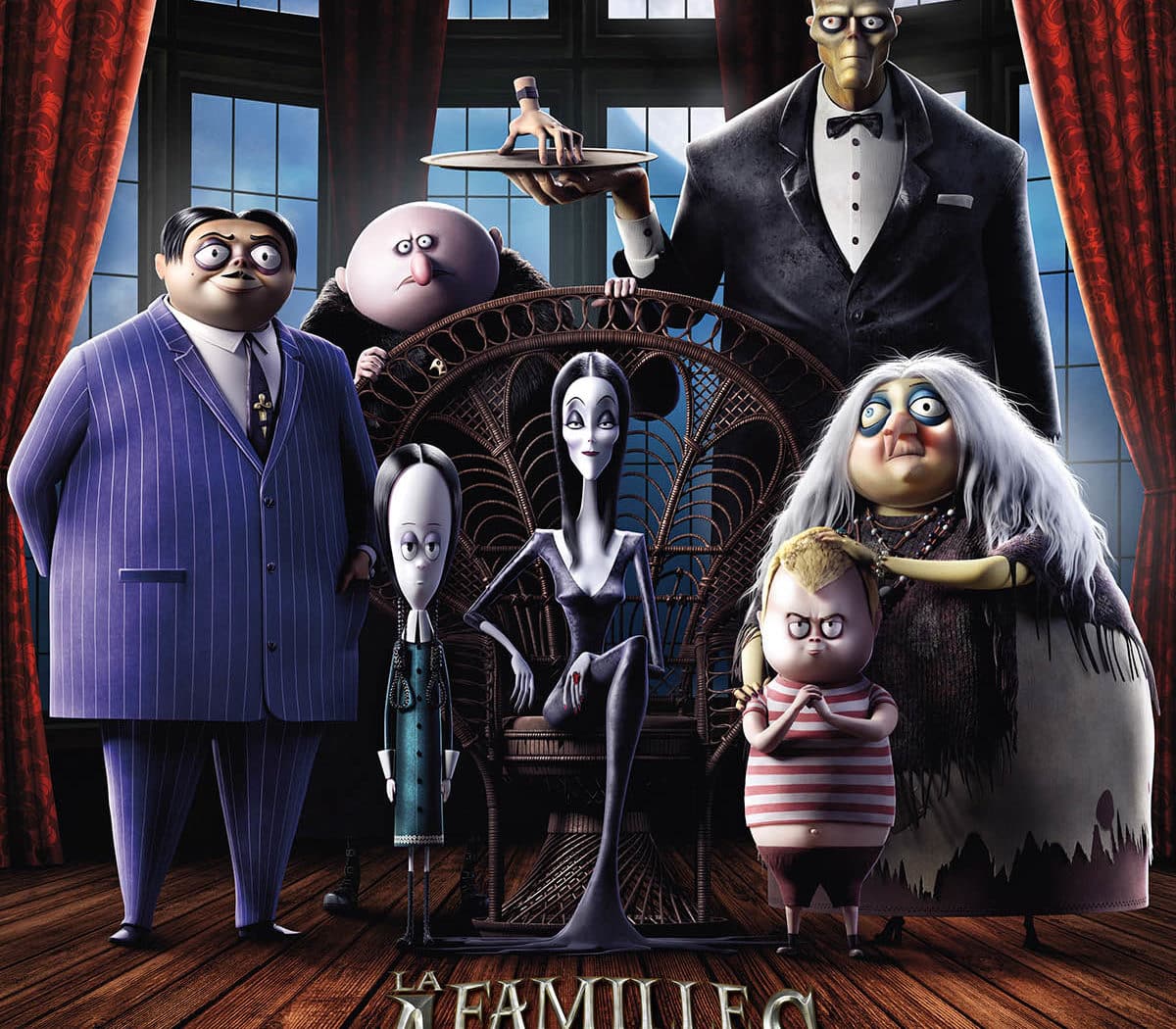 La Famille Addams affiche 1 de la version animée 2019